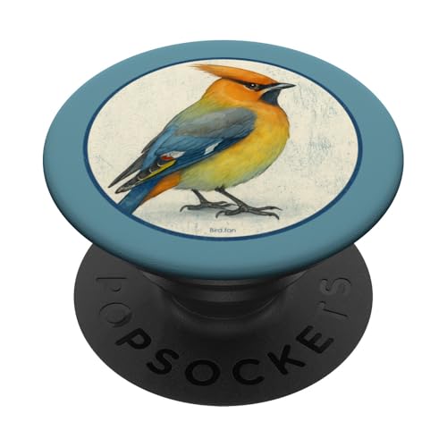 Buntes Retro-böhmisches Wachsflügel-Design PopSockets Klebender PopGrip Buntes Retro-böhmisches Wachsflügel-Design PopSockets Klebender PopGrip von Bird Fan