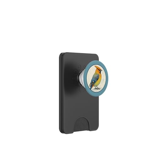 Buntes Retro-böhmisches Wachsflügel-Design PopSockets PopWallet für MagSafe Buntes Retro-böhmisches Wachsflügel-Design PopSockets PopWallet für MagSafe von Bird Fan