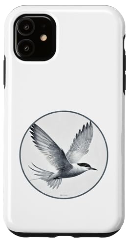 Farbenfrohes Retro-Design Aleutenseeschwalbe Hülle für iPhone 11 von Bird Fan