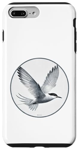 Farbenfrohes Retro-Design Aleutenseeschwalbe Hülle für iPhone 7 Plus/8 Plus von Bird Fan