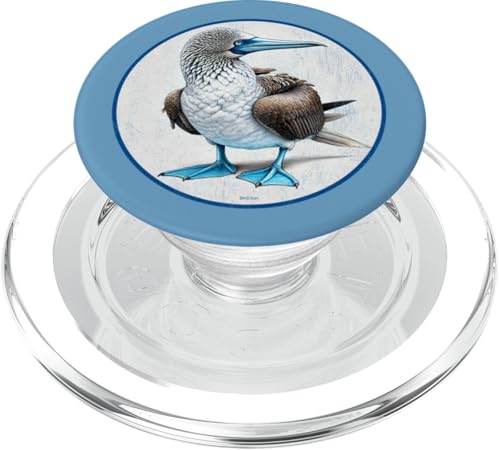 Farbenfrohes Retro-Motiv mit blauem Fuß PopSockets PopGrip für MagSafe Farbenfrohes Retro-Motiv mit blauem Fuß PopSockets PopGrip für MagSafe von Bird Fan
