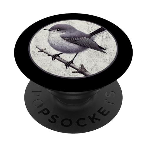 Farbenfrohes Retro-Zwergenfänger-Vogel-Design PopSockets Klebender PopGrip Farbenfrohes Retro-Zwergenfänger-Vogel-Design PopSockets Klebender PopGrip von Bird Fan