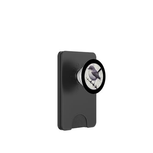 Farbenfrohes Retro-Zwergenfänger-Vogel-Design PopSockets PopWallet für MagSafe Farbenfrohes Retro-Zwergenfänger-Vogel-Design PopSockets PopWallet für MagSafe von Bird Fan