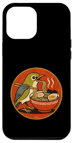 Lustiges Ramen-Vogelmotiv im Retro-Look Hülle für iPhone 12 Pro Max Lustiges Ramen-Vogelmotiv im Retro-Look Hülle für iPhone 12 Pro Max von Bird Fan