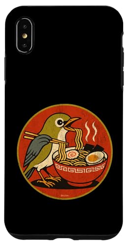 Lustiges Ramen-Vogelmotiv im Retro-Look Hülle für iPhone XS Max Lustiges Ramen-Vogelmotiv im Retro-Look Hülle für iPhone XS Max von Bird Fan