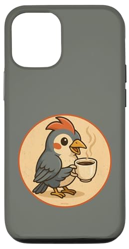 Lustiges Retro-Kaffee-Vogel-Design Hülle für iPhone 12/12 Pro Lustiges Retro-Kaffee-Vogel-Design Hülle für iPhone 12/12 Pro von Bird Fan