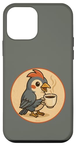 Lustiges Retro-Kaffee-Vogel-Design Hülle für iPhone 12 mini Lustiges Retro-Kaffee-Vogel-Design Hülle für iPhone 12 mini von Bird Fan