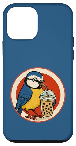 Retro Bubble Tea Vogel Lustiges Design Hülle für iPhone 12 mini Retro Bubble Tea Vogel Lustiges Design Hülle für iPhone 12 mini von Bird Fan