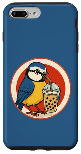 Retro Bubble Tea Vogel Lustiges Design Hülle für iPhone 7 Plus/8 Plus Retro Bubble Tea Vogel Lustiges Design Hülle für iPhone 7 Plus/8 Plus von Bird Fan