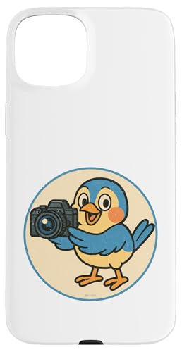 Retro Kamera Vogel Lustiges Design Hülle für iPhone 15 Plus Retro Kamera Vogel Lustiges Design Hülle für iPhone 15 Plus von Bird Fan