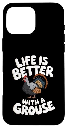 Das Leben ist besser mit einem Moorhuhn Hülle für iPhone 16 Pro Max Das Leben ist besser mit einem Moorhuhn Hülle für iPhone 16 Pro Max von Bird Grouse Design