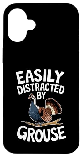 Lässt sich leicht von Grouse ablenken Hülle für iPhone 16 Plus Lässt sich leicht von Grouse ablenken Hülle für iPhone 16 Plus von Bird Grouse Design
