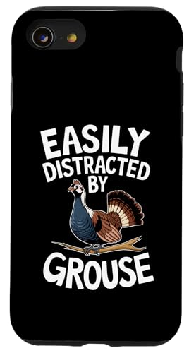 Lässt sich leicht von Grouse ablenken Hülle für iPhone SE (2020) / 7 / 8 von Bird Grouse Design
