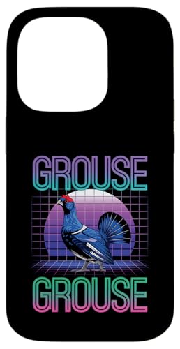 Moorhuhn Vintage Hülle für iPhone 14 Pro von Bird Grouse Design