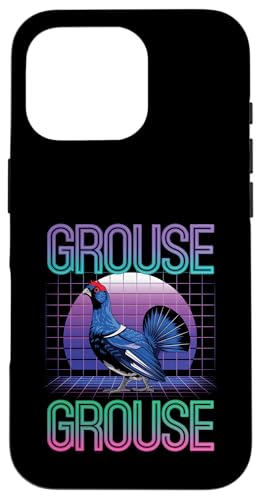 Moorhuhn Vintage Hülle für iPhone 16 Pro von Bird Grouse Design