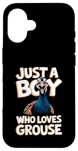 Nur ein Junge, der Moorhuhn liebt Hülle für iPhone 16 von Bird Grouse Design