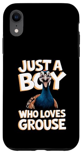 Nur ein Junge, der Moorhuhn liebt Hülle für iPhone XR Nur ein Junge, der Moorhuhn liebt Hülle für iPhone XR von Bird Grouse Design
