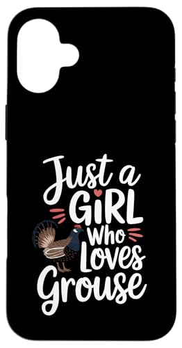 Nur ein Mädchen, das Moorhuhn liebt Hülle für iPhone 16 Plus Nur ein Mädchen, das Moorhuhn liebt Hülle für iPhone 16 Plus von Bird Grouse Design