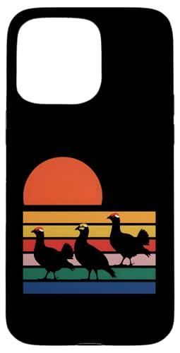 Vintage Rüschenhuhn Hülle für iPhone 15 Pro Max Vintage Rüschenhuhn Hülle für iPhone 15 Pro Max von Bird Grouse Design