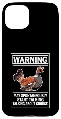 Warnung Ich könnte spontan über Moorhuhn sprechen Hülle für iPhone 15 Plus Warnung Ich könnte spontan über Moorhuhn sprechen Hülle für iPhone 15 Plus von Bird Grouse Design
