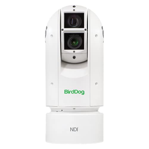 BirdDog Eyes A300 PTZ Kamera in Weiß IP67 Extreme Wetterbeständig Full NDI w/Sony Sensor & SDI von BirdDog