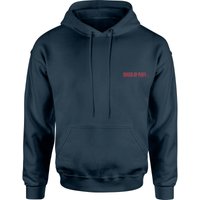 Birds of Prey Logo Embroidered Unisex Hoodie - Navy - S von Birds Of Prey