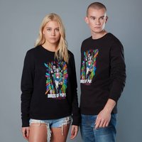 Girl Gang in Colour Cirlce Team Unisex Birds of Prey Sweatshirt - Schwarz - L von Birds of Prey