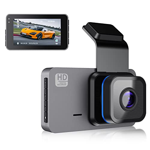 WiFi Dashcam Dual 1080P Front und Heckkamera FHD Autokamera,Einzelne Frontkamera 1296P, 2,7 Zoll LCD Bildschirm, Loop-Aufnahme, WDR, G-Sensor, Parkmodus von Birgus