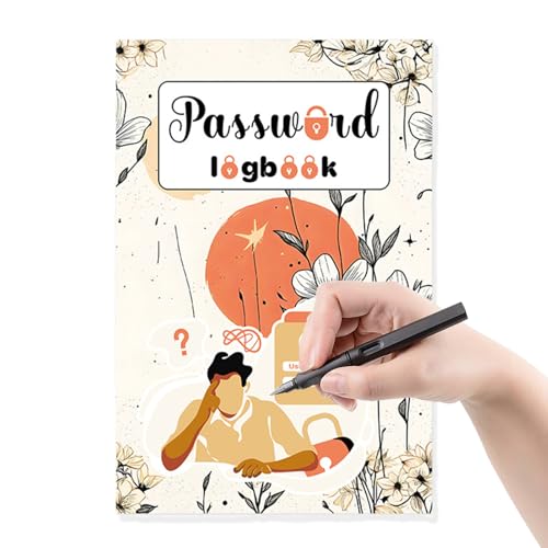 Birtern Internet-Passwortbuch | Tragbarer Webseiten-Organizer | Passwortbuch-Organizer für Internet-Website, Adressanmeldung, Kontoführer-Tagebuch Birtern Internet-Passwortbuch | Tragbarer Webseiten-Organizer | Passwortbuch-Organizer für Internet-Website, Adressanmeldung, Kontoführer-Tagebuch von Birtern