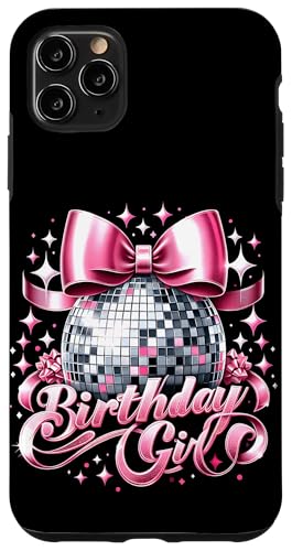 Geburtstag Mädchen Kokette Schleife Discokugel Lustige Geburtstagsfeier Hülle für iPhone 11 Pro Max Geburtstag Mädchen Kokette Schleife Discokugel Lustige Geburtstagsfeier Hülle für iPhone 11 Pro Max von Birthday Girl Pink Bow Girly Y2K Women Girl