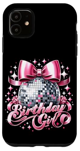 Geburtstag Mädchen Kokette Schleife Discokugel Lustige Geburtstagsfeier Hülle für iPhone 11 Geburtstag Mädchen Kokette Schleife Discokugel Lustige Geburtstagsfeier Hülle für iPhone 11 von Birthday Girl Pink Bow Girly Y2K Women Girl