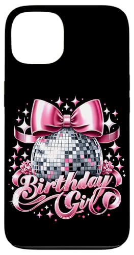 Geburtstag Mädchen Kokette Schleife Discokugel Lustige Geburtstagsfeier Hülle für iPhone 13 Geburtstag Mädchen Kokette Schleife Discokugel Lustige Geburtstagsfeier Hülle für iPhone 13 von Birthday Girl Pink Bow Girly Y2K Women Girl