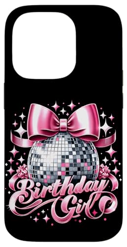 Geburtstag Mädchen Kokette Schleife Discokugel Lustige Geburtstagsfeier Hülle für iPhone 14 Pro Geburtstag Mädchen Kokette Schleife Discokugel Lustige Geburtstagsfeier Hülle für iPhone 14 Pro von Birthday Girl Pink Bow Girly Y2K Women Girl