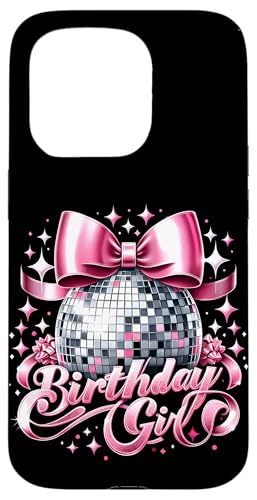 Geburtstag Mädchen Kokette Schleife Discokugel Lustige Geburtstagsfeier Hülle für iPhone 15 Pro Geburtstag Mädchen Kokette Schleife Discokugel Lustige Geburtstagsfeier Hülle für iPhone 15 Pro von Birthday Girl Pink Bow Girly Y2K Women Girl