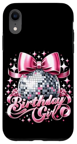 Geburtstag Mädchen Kokette Schleife Discokugel Lustige Geburtstagsfeier Hülle für iPhone XR Geburtstag Mädchen Kokette Schleife Discokugel Lustige Geburtstagsfeier Hülle für iPhone XR von Birthday Girl Pink Bow Girly Y2K Women Girl
