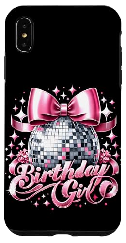 Geburtstag Mädchen Kokette Schleife Discokugel Lustige Geburtstagsfeier Hülle für iPhone XS Max Geburtstag Mädchen Kokette Schleife Discokugel Lustige Geburtstagsfeier Hülle für iPhone XS Max von Birthday Girl Pink Bow Girly Y2K Women Girl
