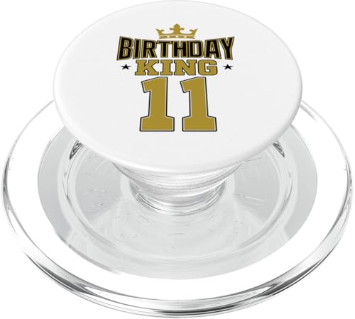 Dieser König ist 11 Jahre, Geburtstag, König, Motto-Party, Familienkleidung PopSockets PopGrip für MagSafe Dieser König ist 11 Jahre, Geburtstag, König, Motto-Party, Familienkleidung PopSockets PopGrip für MagSafe von Birthday King Party Birthday Apparel