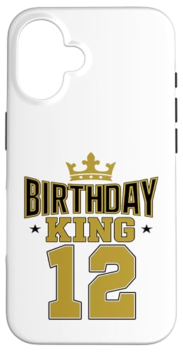 Dieser König ist 12 Jahre, Geburtstag, König, Motto-Party, Familienkleidung Hülle für iPhone 16 Dieser König ist 12 Jahre, Geburtstag, König, Motto-Party, Familienkleidung Hülle für iPhone 16 von Birthday King Party Birthday Apparel
