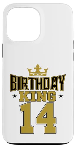 Dieser König ist 14 Jahre, Geburtstag, König, Motto-Party, Familienkleidung Hülle für iPhone 13 Pro Max Dieser König ist 14 Jahre, Geburtstag, König, Motto-Party, Familienkleidung Hülle für iPhone 13 Pro Max von Birthday King Party Birthday Apparel