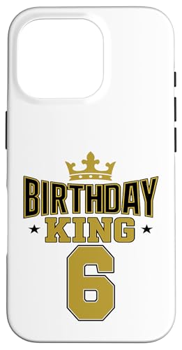 Dieser König ist 6 Jahre, Geburtstag, König, Thema Party, Familie Hülle für iPhone 16 Pro Dieser König ist 6 Jahre, Geburtstag, König, Thema Party, Familie Hülle für iPhone 16 Pro von Birthday King Party Birthday Apparel