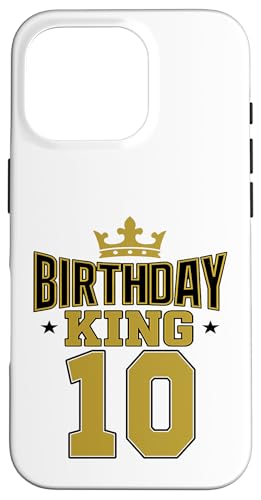 This King is 10 Jahre Birthday King Theme Party Family Wear Hülle für iPhone 16 Pro This King is 10 Jahre Birthday King Theme Party Family Wear Hülle für iPhone 16 Pro von Birthday King Party Birthday Apparel