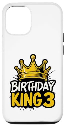 This King is 3 Jahre Birthday King Theme Party Family Wear Hülle für iPhone 12/12 Pro This King is 3 Jahre Birthday King Theme Party Family Wear Hülle für iPhone 12/12 Pro von Birthday King Party Birthday Apparel