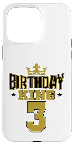 This King is 3 Jahre Birthday King Theme Party Family Wear Hülle für iPhone 15 Pro Max This King is 3 Jahre Birthday King Theme Party Family Wear Hülle für iPhone 15 Pro Max von Birthday King Party Birthday Apparel