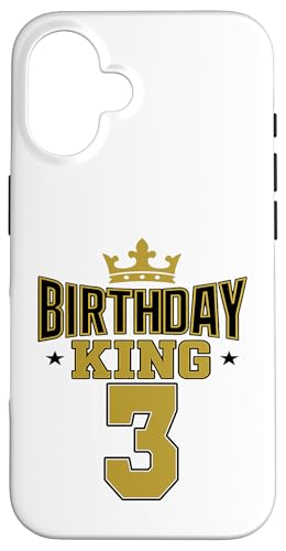 This King is 3 Jahre Birthday King Theme Party Family Wear Hülle für iPhone 16 This King is 3 Jahre Birthday King Theme Party Family Wear Hülle für iPhone 16 von Birthday King Party Birthday Apparel