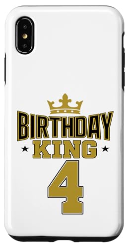 This King is 4 Jahre Birthday King Theme Party Family Wear Hülle für iPhone XS Max This King is 4 Jahre Birthday King Theme Party Family Wear Hülle für iPhone XS Max von Birthday King Party Birthday Apparel