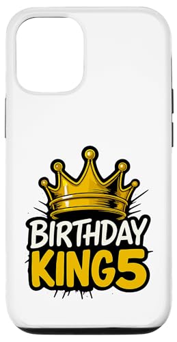 This King is 5 Jahre Birthday King Theme Party Family Wear Hülle für iPhone 12/12 Pro This King is 5 Jahre Birthday King Theme Party Family Wear Hülle für iPhone 12/12 Pro von Birthday King Party Birthday Apparel