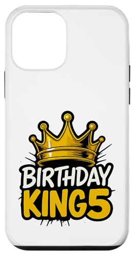 This King is 5 Jahre Birthday King Theme Party Family Wear Hülle für iPhone 12 mini This King is 5 Jahre Birthday King Theme Party Family Wear Hülle für iPhone 12 mini von Birthday King Party Birthday Apparel