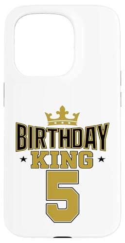 This King is 5 Jahre Birthday King Theme Party Family Wear Hülle für iPhone 15 Pro This King is 5 Jahre Birthday King Theme Party Family Wear Hülle für iPhone 15 Pro von Birthday King Party Birthday Apparel