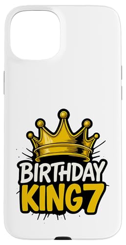 This King is 7 Jahre Birthday King Theme Party Family Wear Hülle für iPhone 15 Plus This King is 7 Jahre Birthday King Theme Party Family Wear Hülle für iPhone 15 Plus von Birthday King Party Birthday Apparel