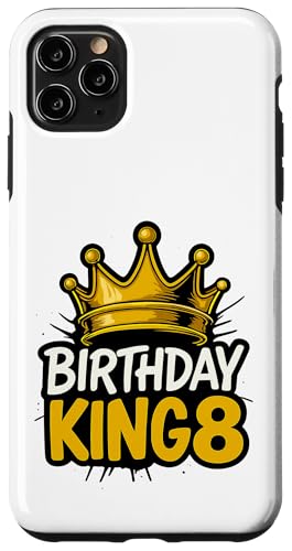 This King is 8 Jahre Birthday King Theme Party Family Wear Hülle für iPhone 11 Pro Max This King is 8 Jahre Birthday King Theme Party Family Wear Hülle für iPhone 11 Pro Max von Birthday King Party Birthday Apparel